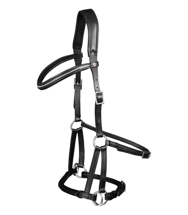 Waldhausen X-Line Bitless Bridle Supersoft Nuova #colour_black