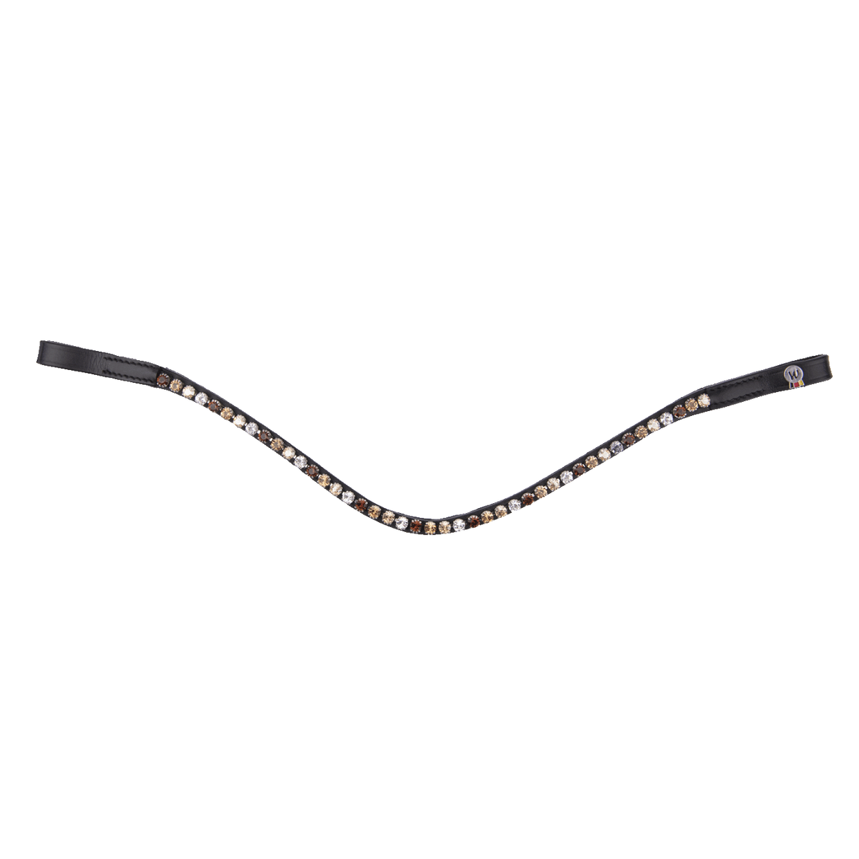 Waldhausen X-line Glam Browband #colour_black-brown-gold-beige-silver