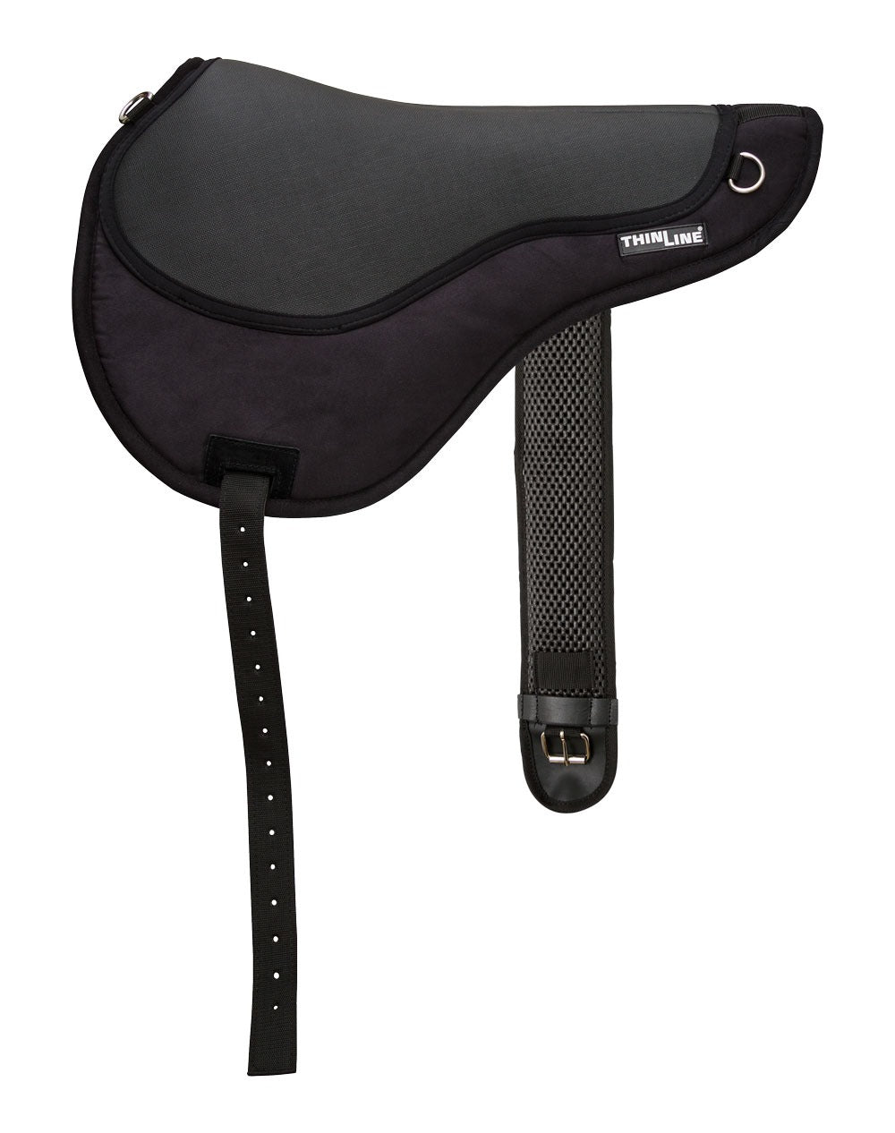 ThinLine Comfort Bareback Saddle Pad With Girth #colour_black