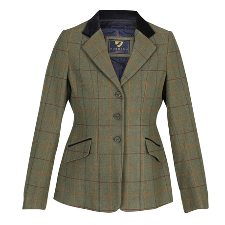 Shires Aubrion Saratoga Ladies Jacket #colour_red-yellow-blue-check