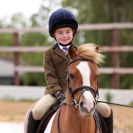 Shires Aubrion Saratoga Children's Jacket #colour_rust-check