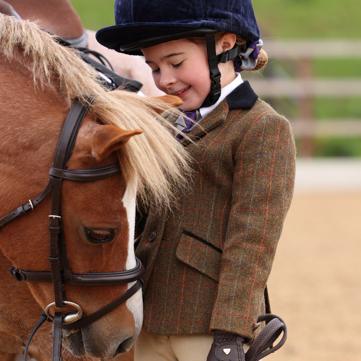 Shires Aubrion Saratoga Children's Jacket #colour_rust-check