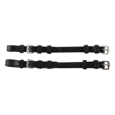 Waldhausen Pair of S-Line Cheek Pieces with Buckles #colour_black