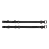 Waldhausen Pair of S-Line Cheek Pieces with Hook #colour_black