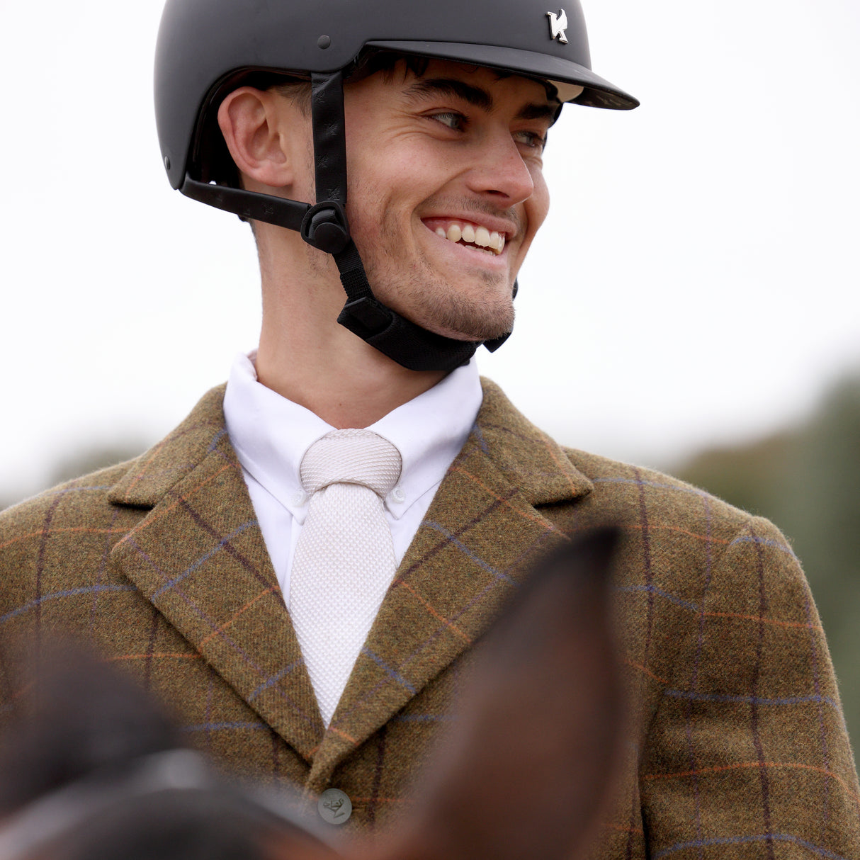 Shires Aubrion Men's Saratoga Jacket #colour_oak-brown-check