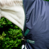 Horseware Ireland Rambo Wug Turnout Heavy 400g #colour_navy-hunter-green-silver