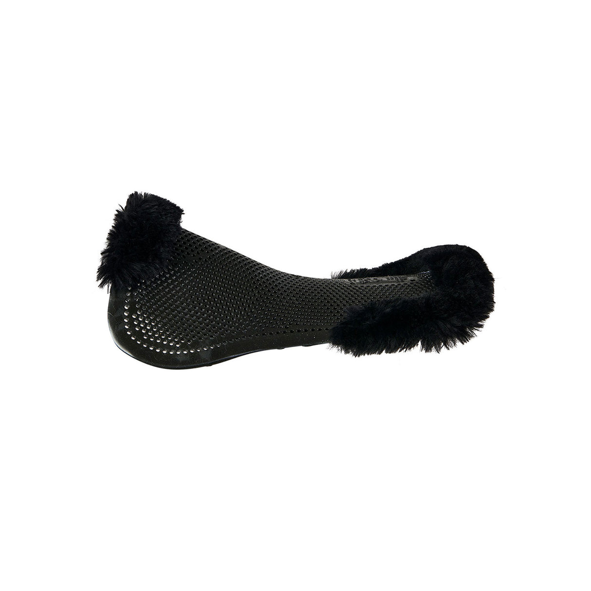 Acavallo Gel NS-S Classic-S 1/2 Cut-Out Flat Pony #colour_black-black