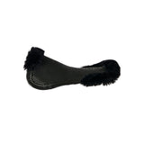 Acavallo Gel NS-S Classic-S 1/2 Cut-Out Flat Pony #colour_black-black
