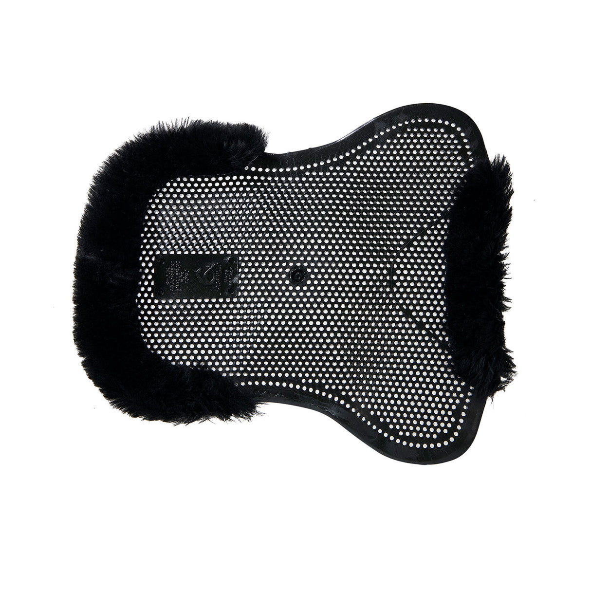 Acavallo Gel NS-S Classic-S 1/2 Cut-Out Flat Pony #colour_black-black