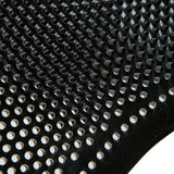 Acavallo Gel NS-S Classic-S 1/2 Cut-Out Flat Pony #colour_black-black