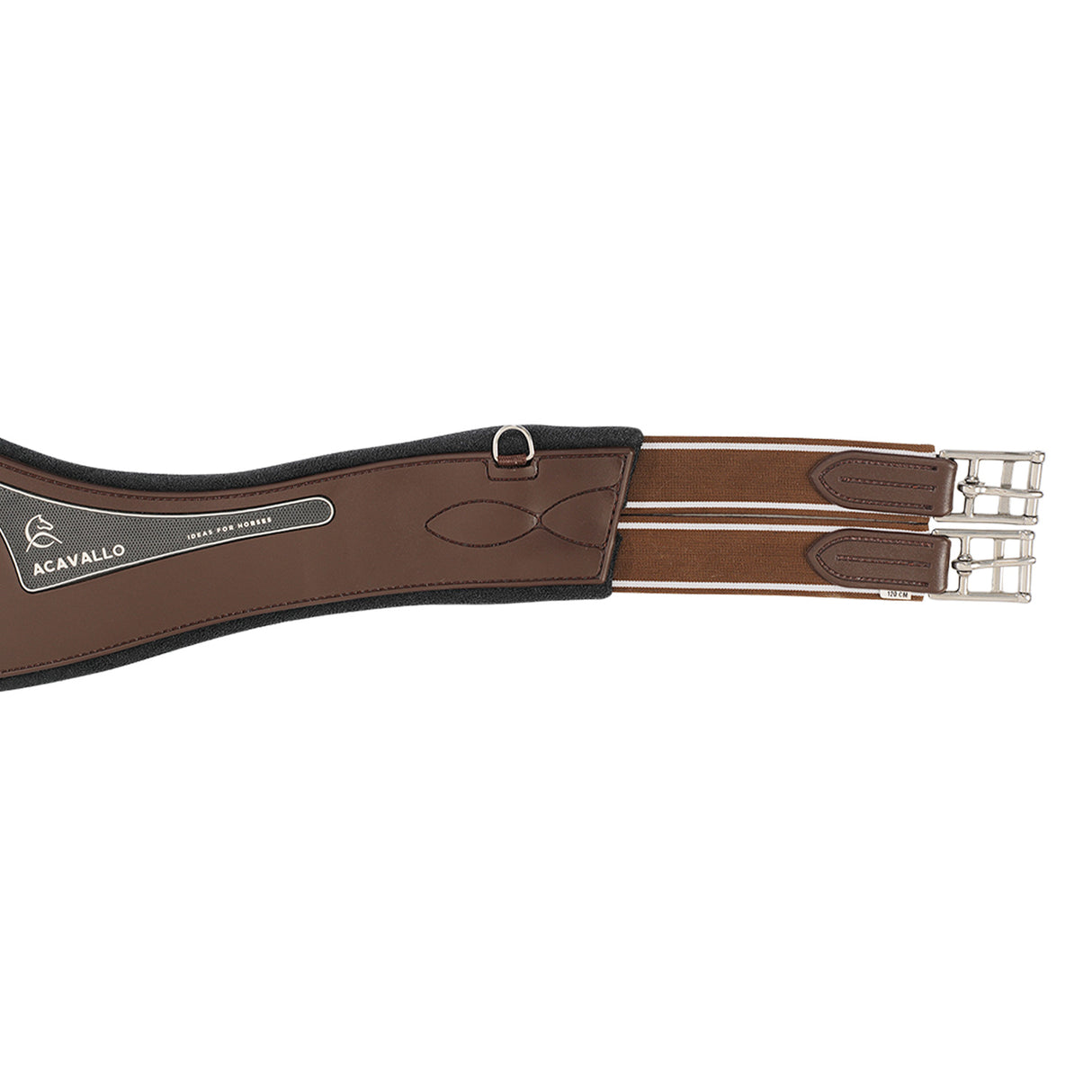 Acavallo Jumping Girth Gel PVC #colour_brown