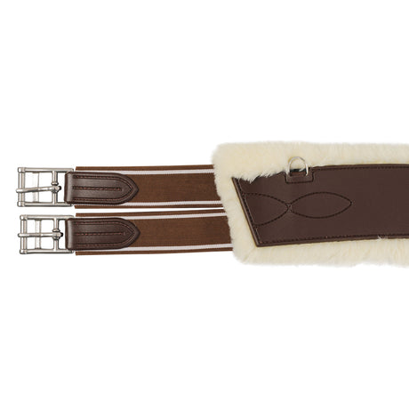 Jumping girth Classic gel PVC detachable faux sheepskin