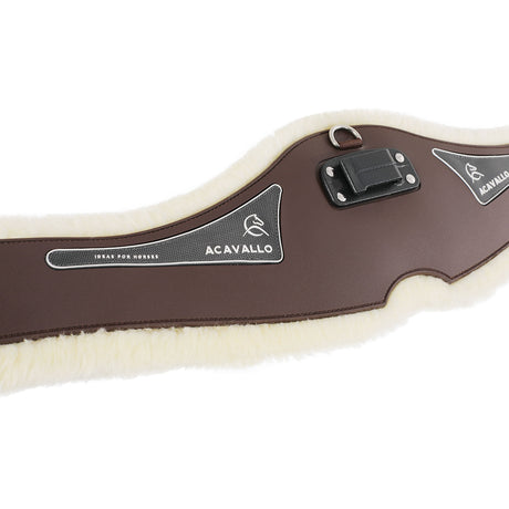 Jumping girth Classic gel PVC detachable faux sheepskin