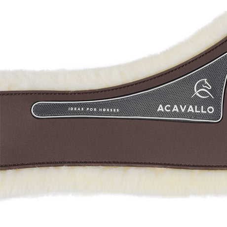 Jumping girth Classic gel PVC detachable faux sheepskin