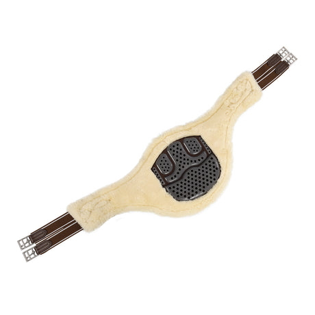 Jumping stud guard girth Classic gel PVC detachable faux sheepskin