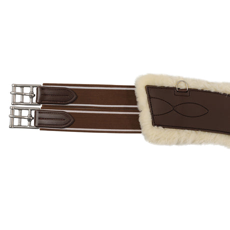 Jumping stud guard girth Classic gel PVC detachable faux sheepskin