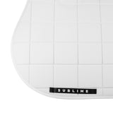 Acavallo Square Jumping Saddle Pad #colour_white