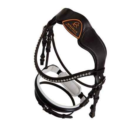 Poesia bridle calfskin