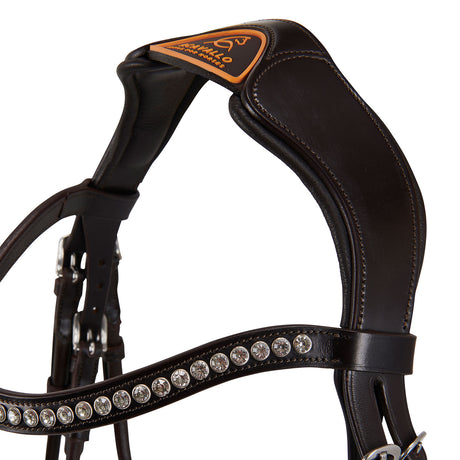 Poesia bridle calfskin