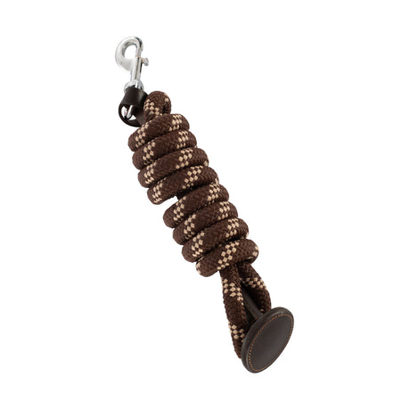 Braided lead rope leather ends