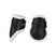 Acavallo Jumping Fetlock Boots Faux Sheepskin & Hook-And-Loop Closure #colour_black