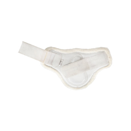 Jumping fetlock boots faux sheepskin & hook-and-loop closure