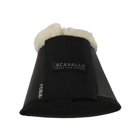 Eco-leather bell boots faux sheepskin & hook-and-loop closure