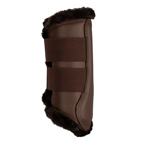 Front brushing boots eco-leather & faux sheepskin