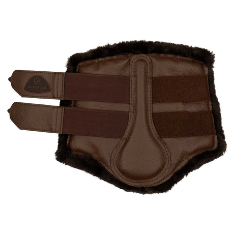 Front brushing boots eco-leather & faux sheepskin