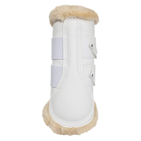 Front brushing boots eco-leather & faux sheepskin
