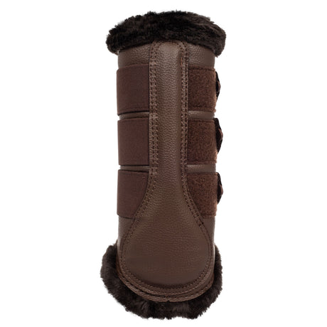 Hind brushing boots faux leather & faux sheepskin