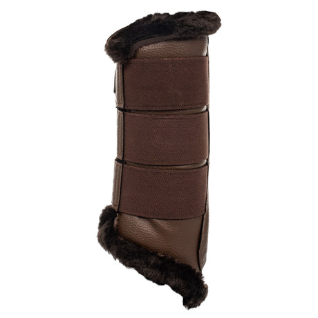 Hind brushing boots faux leather & faux sheepskin