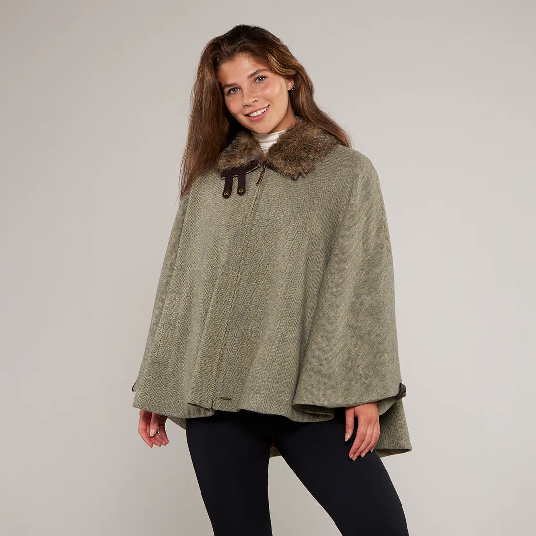 Toggi Ladies Blyth Tweed Cape