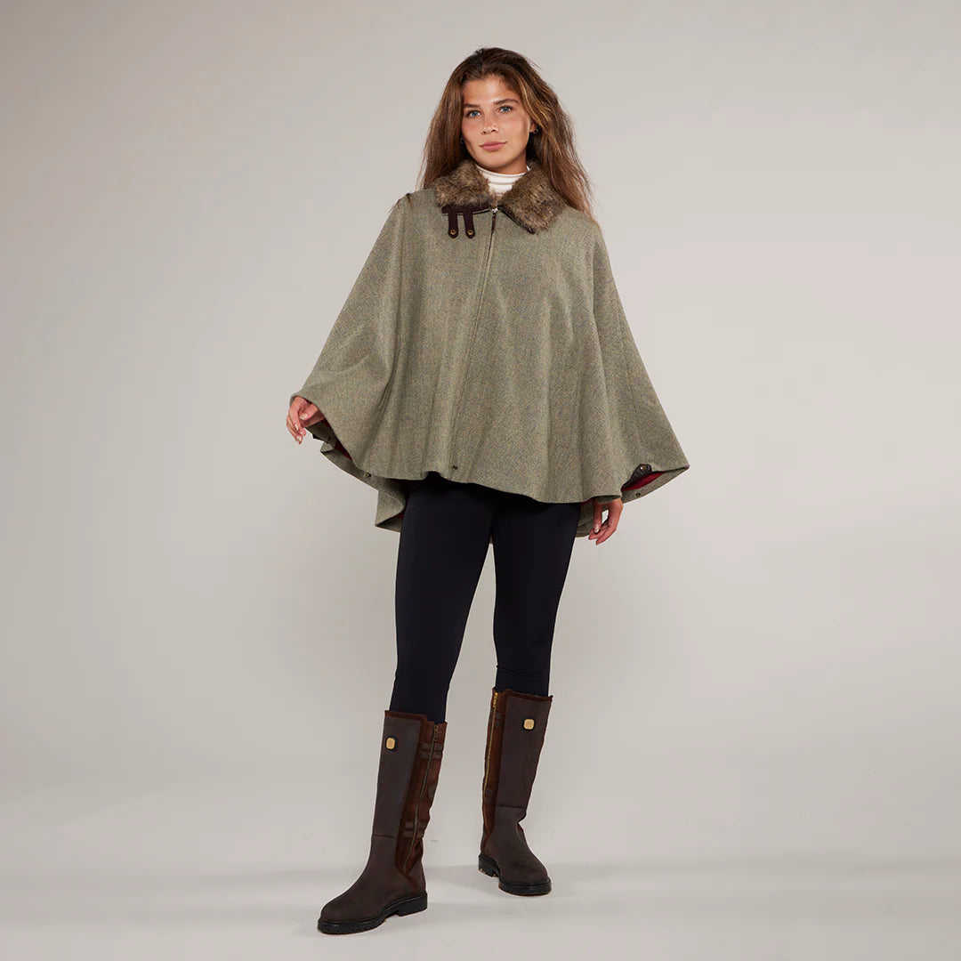 Toggi Ladies Blyth Tweed Cape