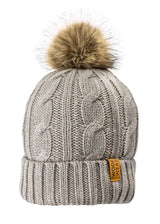 Woof Wear Cable Beanie #colour_stone