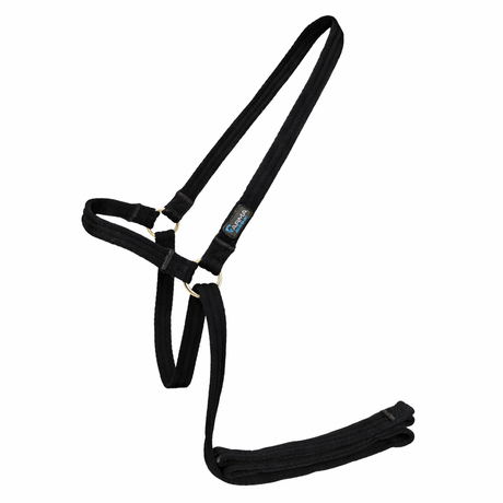 Shires ARMA Cushion Web Halter & Lead #colour_black