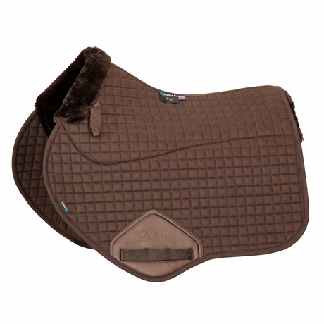 Shires ARMA SupaFleece Jump Saddlecloth #colour_brown