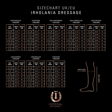 Imperial Riding Olania Long/Narrow Dressage Riding Boots