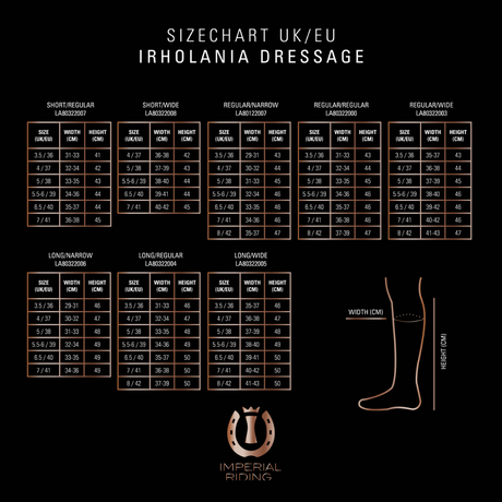 Imperial Riding Olania Long/Wide Dressage Riding Boots #colour_black-lack-chrystal
