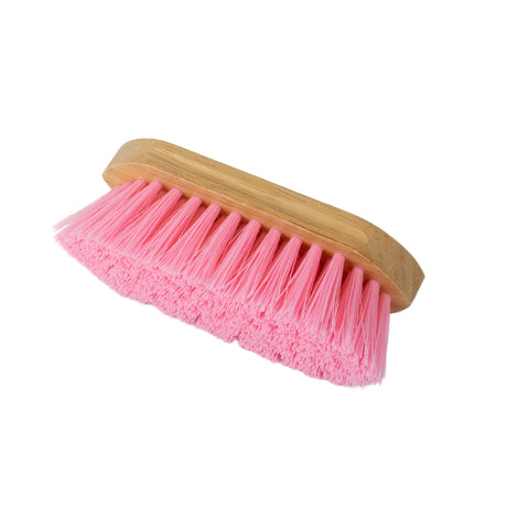 GS Equestrian & Country Wooden Dandy Brush #colour_pink