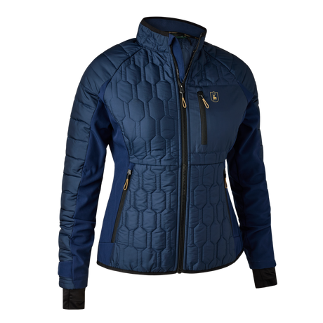 Deerhunter Women's Mossdale Quilted Jacket #colour_dress-blues