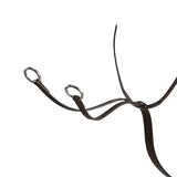 Equestro Leather Collier Martingale #colour_brown