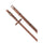 Equestro Reins For English Bridle With Brass-Plated Buckles #colour_cognac