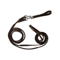 Equestro Double Leather And Nylon Draw Reins