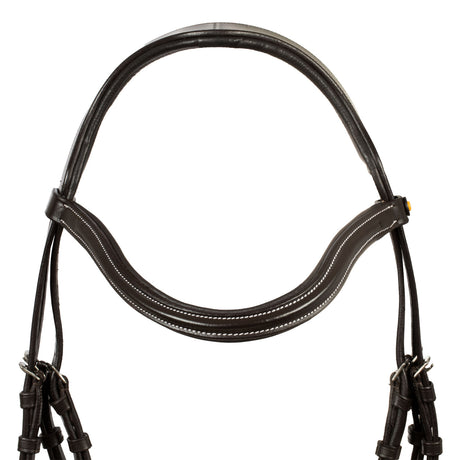 Equestro Mexican Leather Bridle #colour_brown