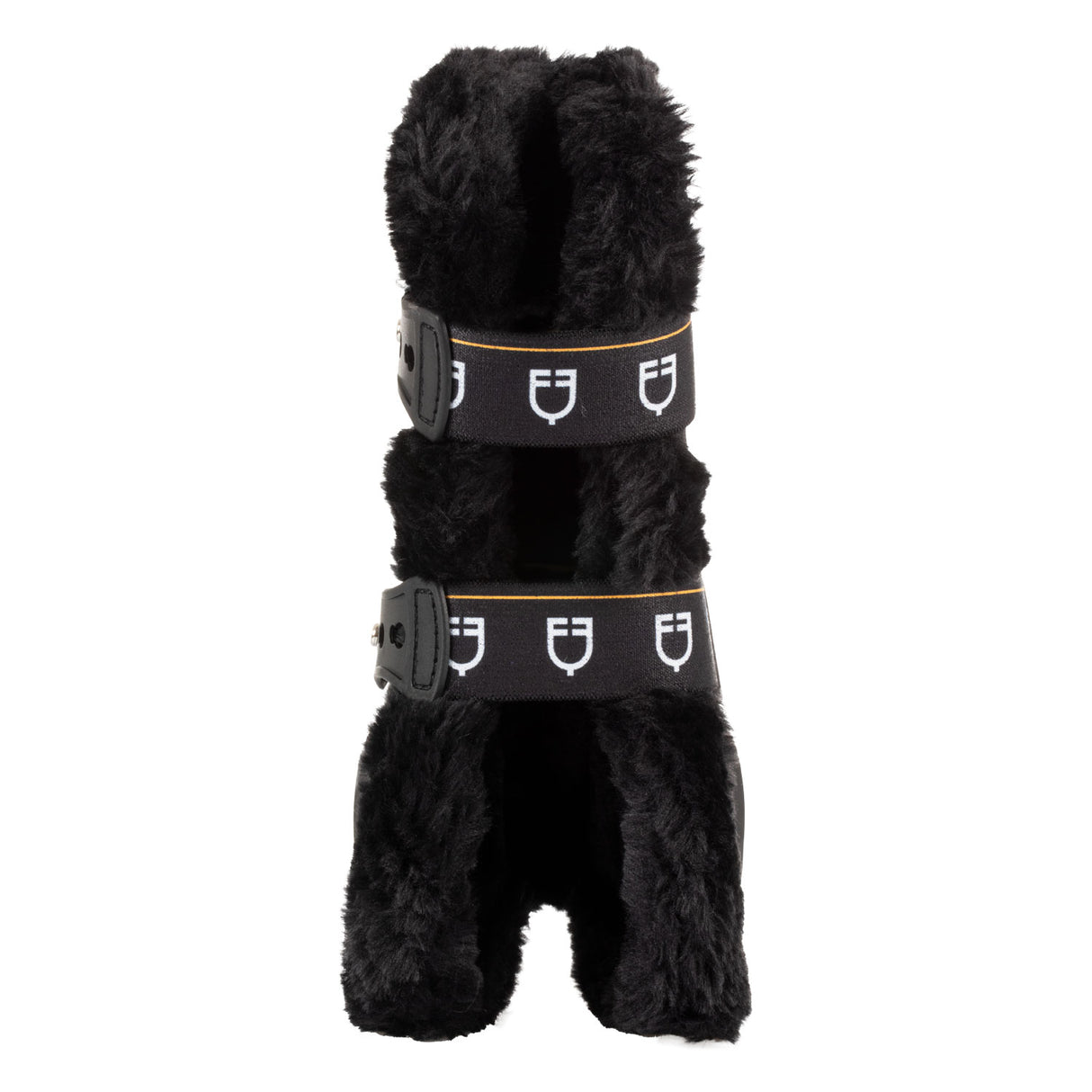 Equestro Spider Man Anatomical Tendon Boots With Synthetic Sheepskin #colour_black