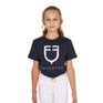 Equestro Girls' Slim Fit T-Shirt Multicolor Logo Print