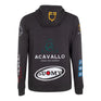 Equestro Men's Hoddie With Multilogo Patches #colour_grey