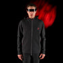 Equestro Equestro Ridertechnology Men's Technical Hooded Sweatshirt #colour_black
