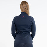 EQUIDRY Women's Water Repellent Base Layer #colour_navy-raspberry